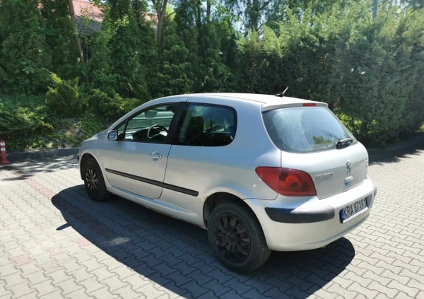 Peugeot 307 cena 2500 przebieg: 179400, rok produkcji 2004 z Kraków małe 79